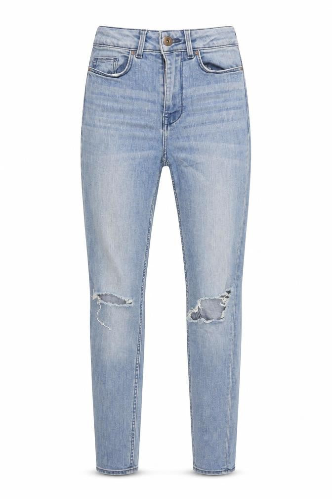 Divided by H&M Womens Blue Cotton Skinny Jeans Size 4 L26 in Regular Zip