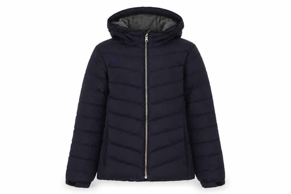 Gap Womens Blue Quilted Coat Size XS Zip - Pockets