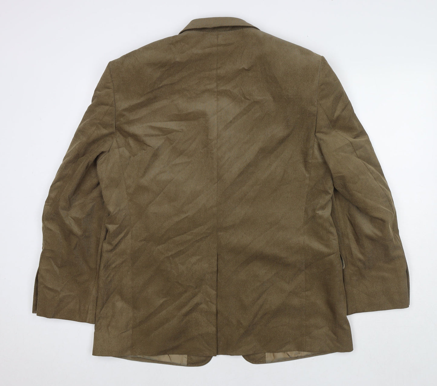 Marks and Spencer Mens Brown Polyester Jacket Suit Jacket Size 42 Regular