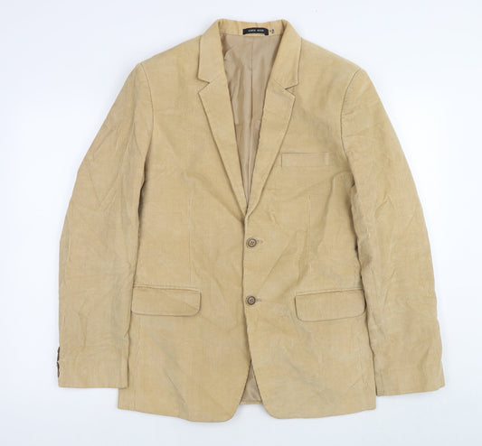 Knight Hood Mens Brown Cotton Jacket Suit Jacket Size S Regular