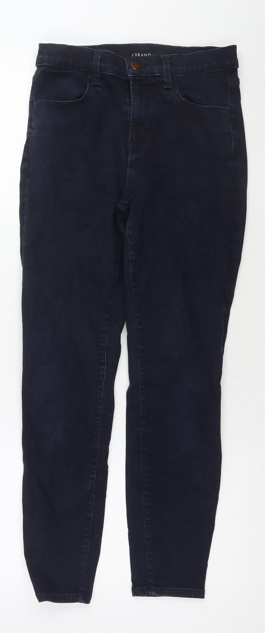 J Brand Womens Blue Cotton Skinny Jeans Size 26 L24 in Regular Zip