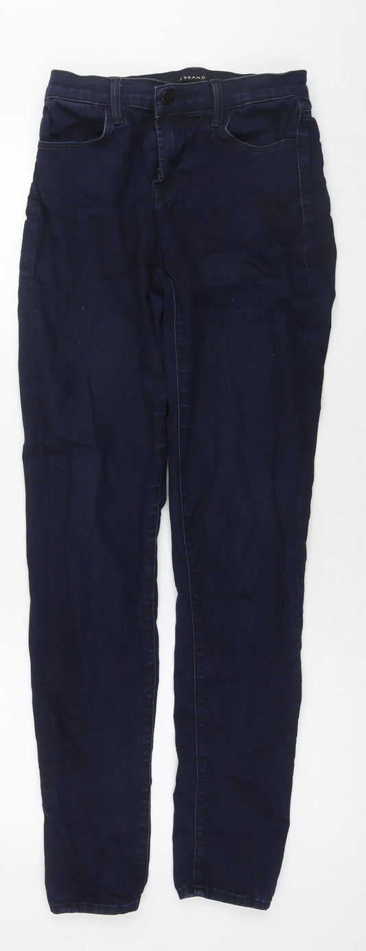 J Brand Womens Blue Cotton Skinny Jeans Size 26 in L30 in Regular Zip