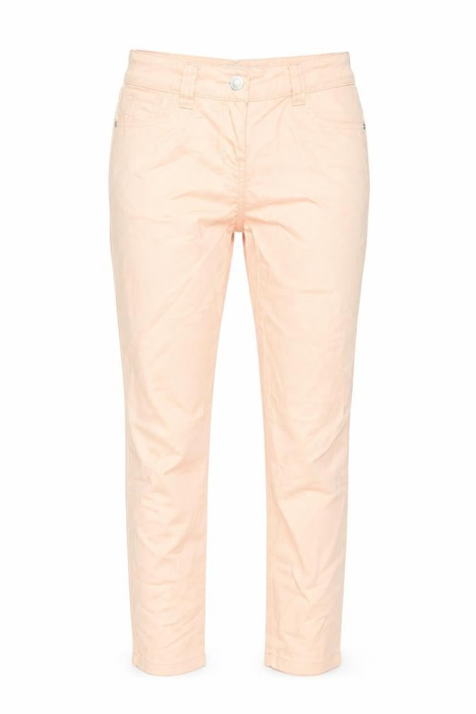 Yes Yes Womens Pink Cotton Straight Jeans Size 8 L25 in Regular Zip