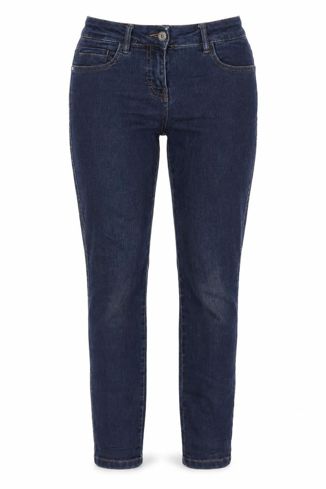 TU Womens Blue Cotton Skinny Jeans Size 10 L27 in Regular Zip