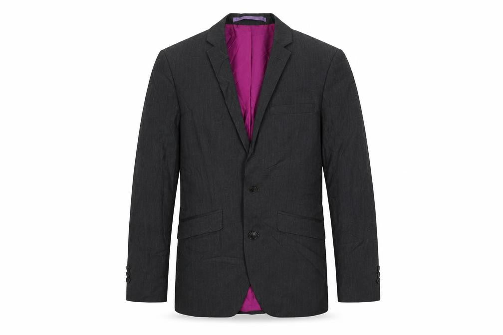 Marks and Spencer Mens Grey Polyester Jacket Suit Jacket Size 34 Regular