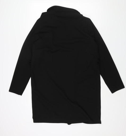 Boohoo Womens Black Kimono Jacket Size 12