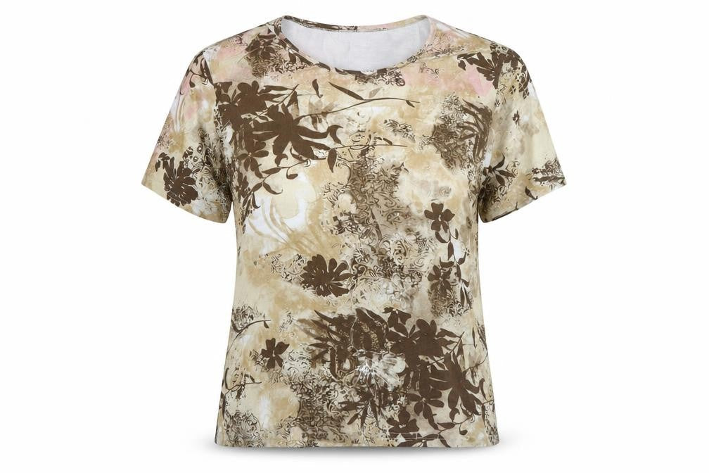 Womens UK Size L Klass Beige Viscose Blouse