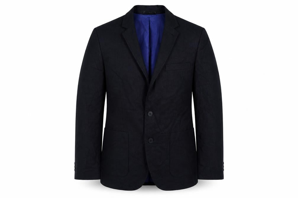 Marks and Spencer Mens Blue Polyester Jacket Suit Jacket Size 40 Regular