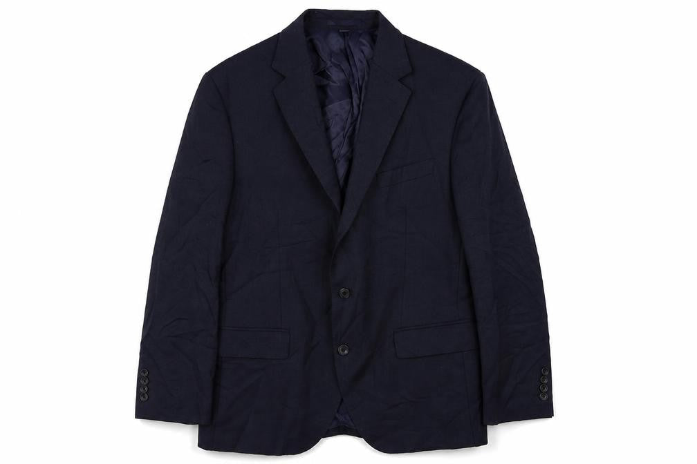 Marks and Spencer Mens Blue Wool Jacket Suit Jacket Size 42 Regular