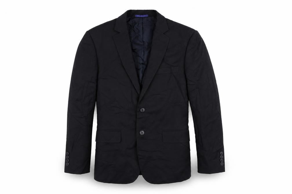 Marks and Spencer Mens Black Polyester Jacket Suit Jacket Size 40 Regular