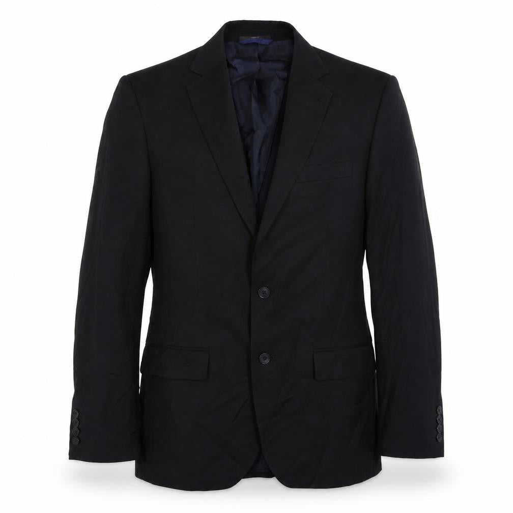 Marks and Spencer Mens Black Polyester Jacket Suit Jacket Size 38 Regular