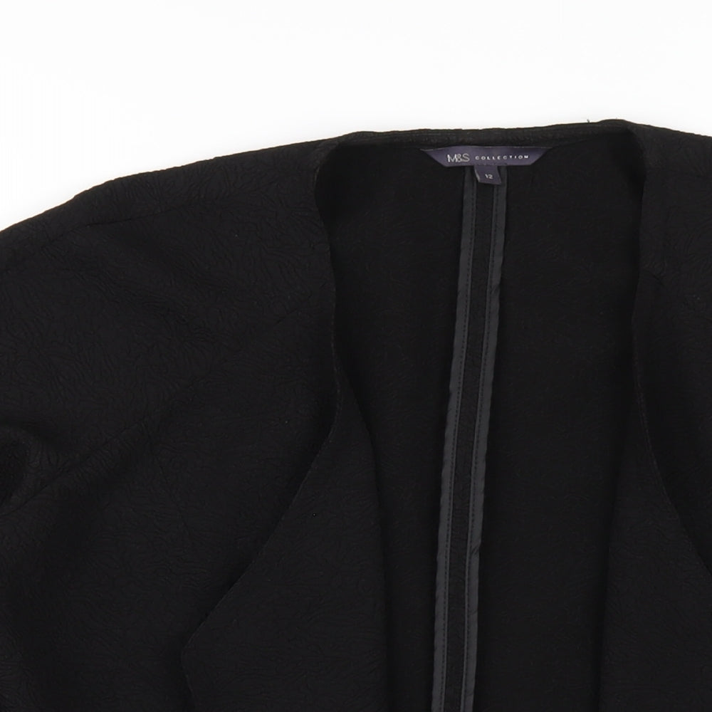 Marks and Spencer Womens Black Jacket Size 12