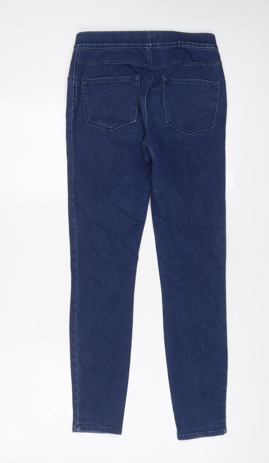 George Womens Blue Cotton Jegging Jeans Size 8 L28 in Regular