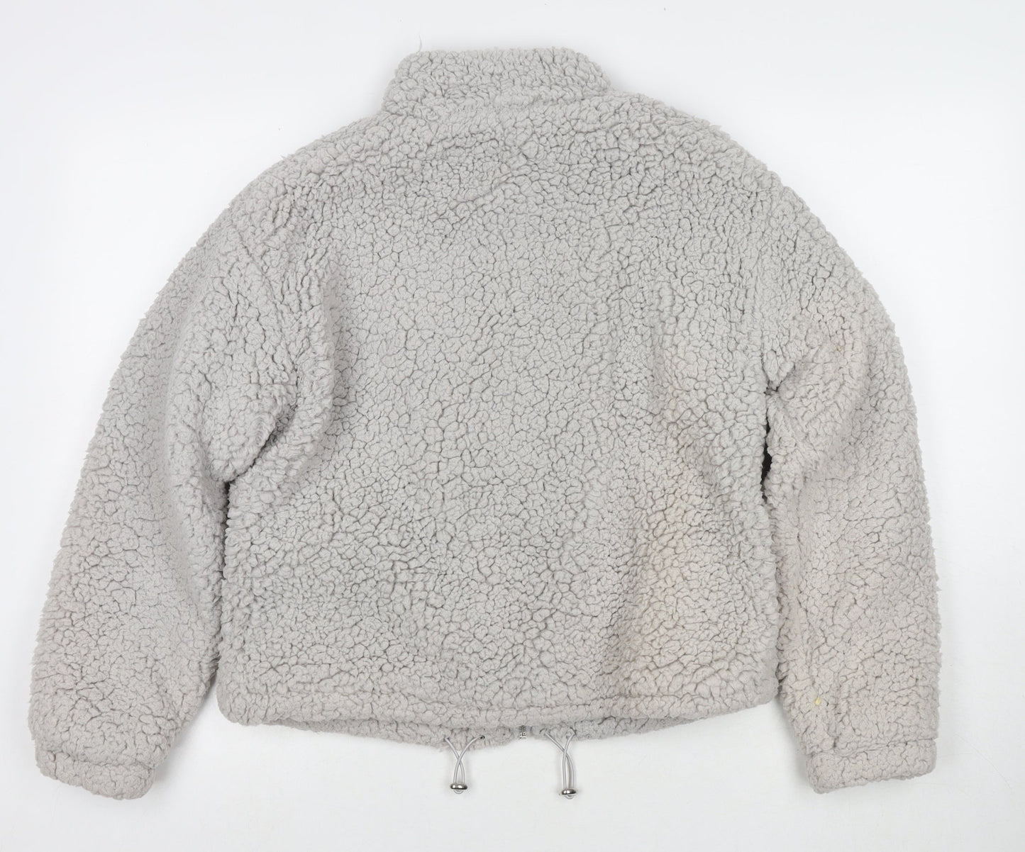 New Look Womens Grey Jacket Size S Zip