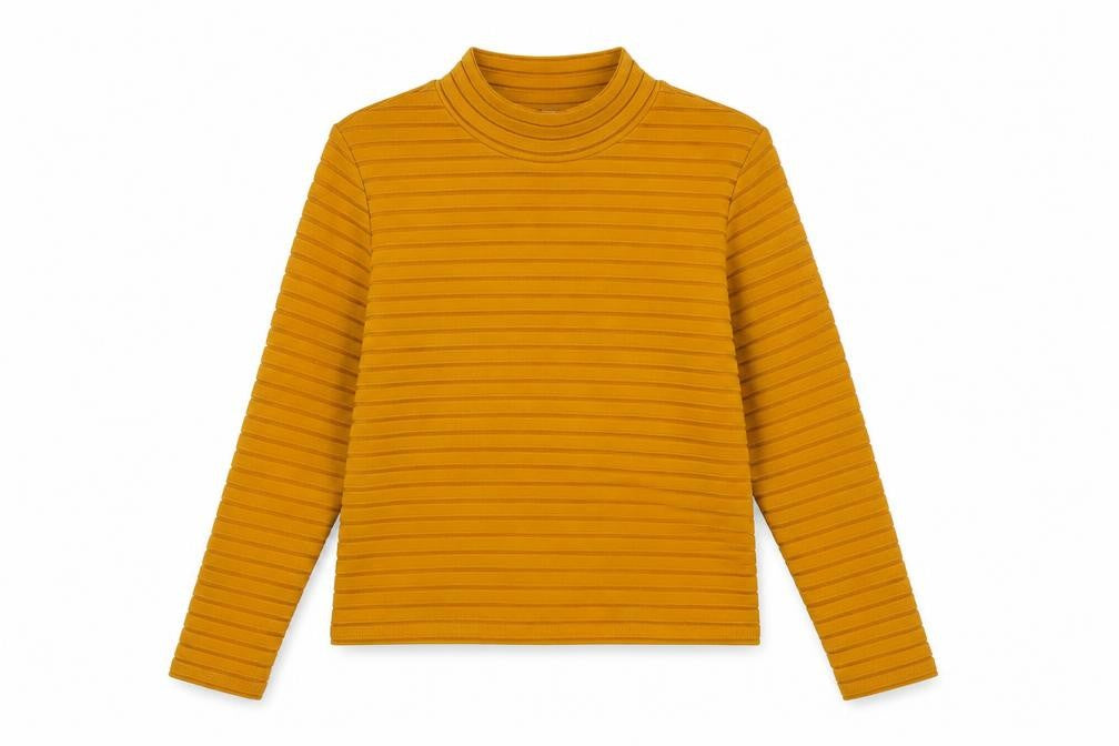 Marks and Spencer Womens Yellow Round Neck Polyester Pullover Jumper Size 10