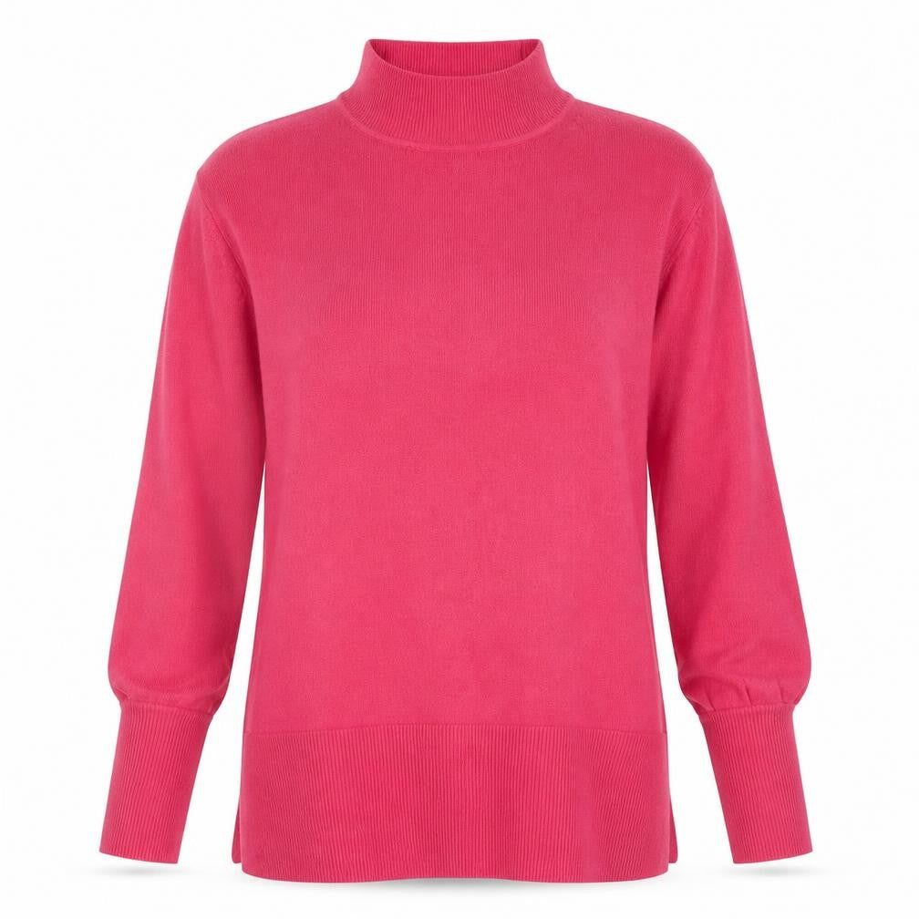 Marks and Spencer Womens Pink Round Neck Acrylic Pullover Jumper Size L