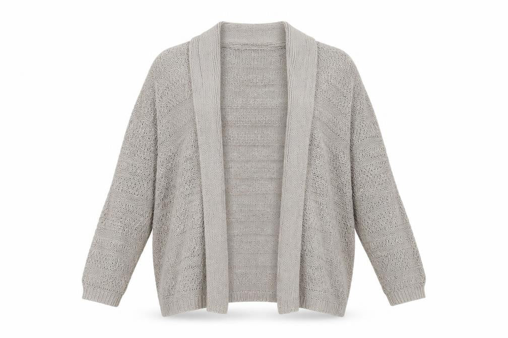 Marks and Spencer Womens Beige V-Neck Acrylic Cardigan Jumper Size 16