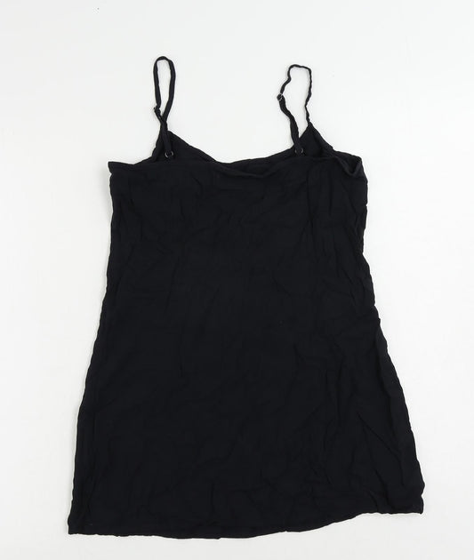 Hollister Womens Black Viscose Camisole Tank Size M Round Neck
