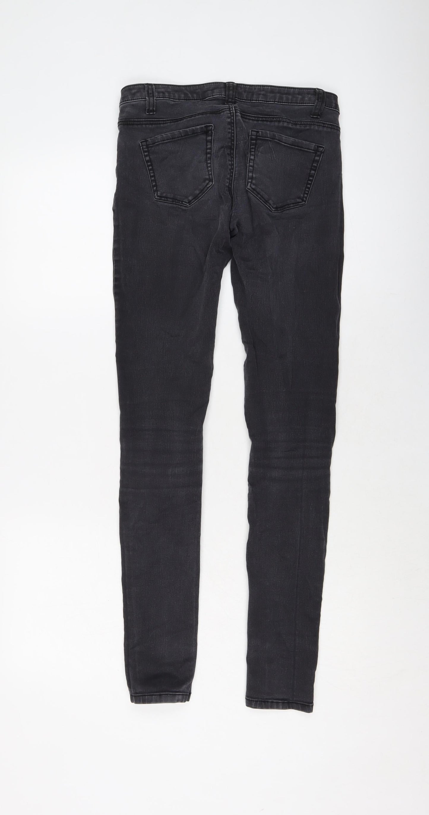 Denim & Co. Womens Green Cotton Jegging Jeans Size 8 L30 in Regular Button