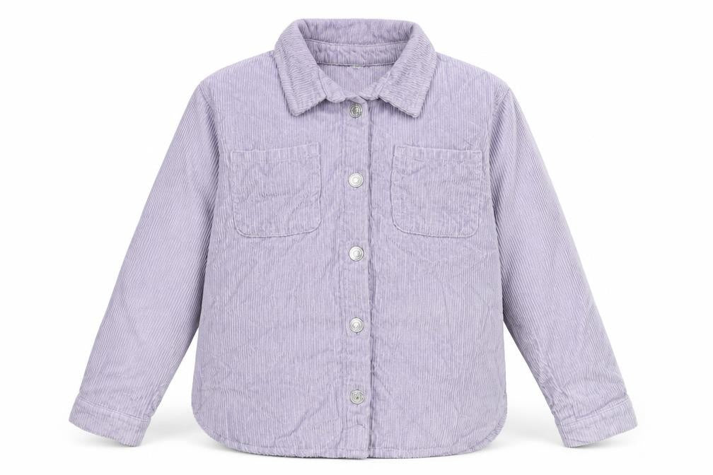 Tu Girls Purple Jacket Size 8 Years Button