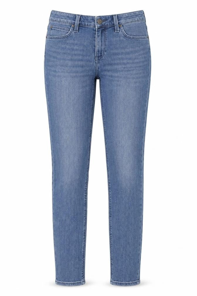 Lee Womens Blue Cotton Skinny Jeans Size 28 in L30 in Regular Zip