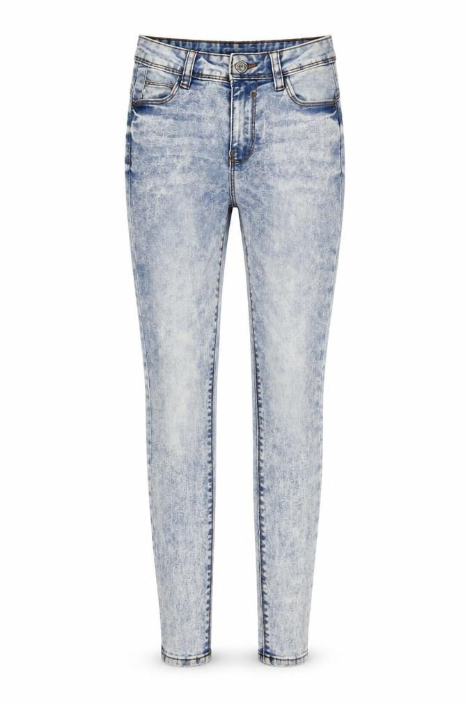 Denim & Co. Womens Blue Cotton Skinny Jeans Size 8 L30 in Regular Zip