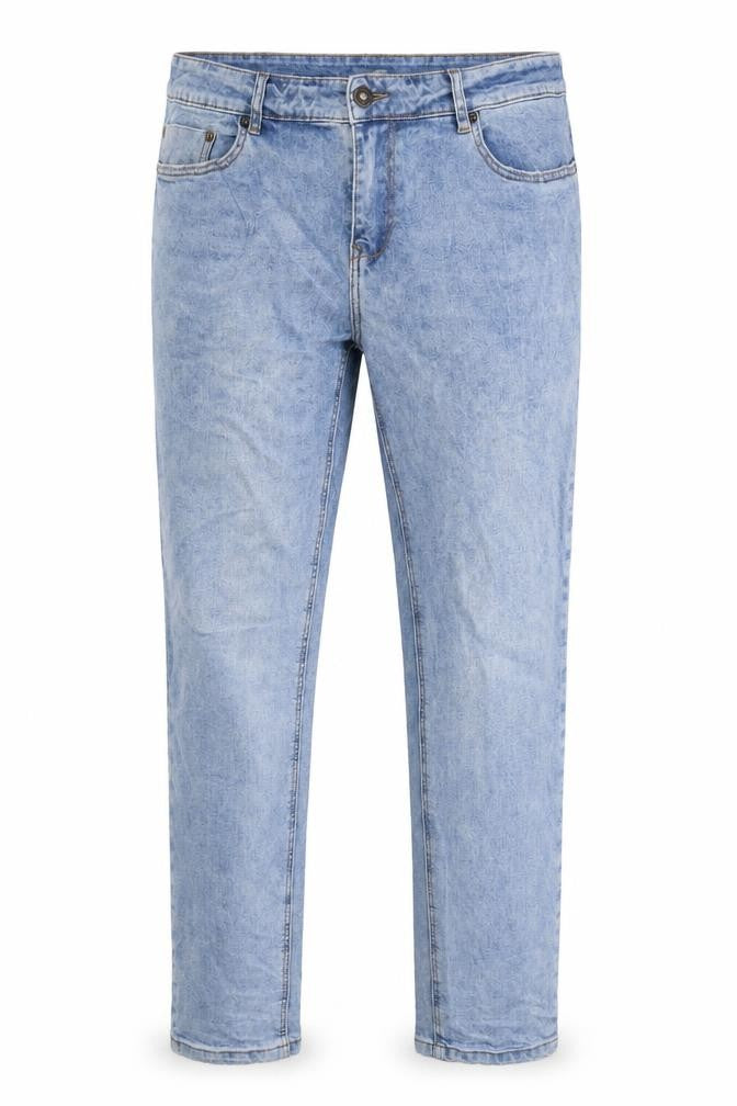 University Club Mens Blue Cotton Tapered Jeans Size 26 in L30 in Regular Zip