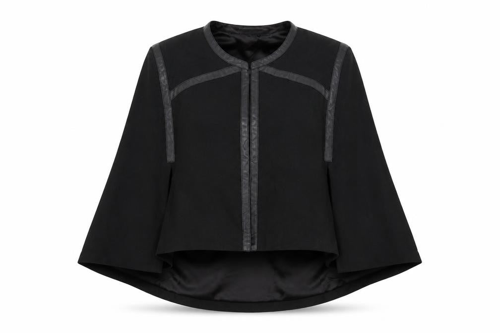 Finders Keepers Womens Black Jacket Size L Hook & Eye