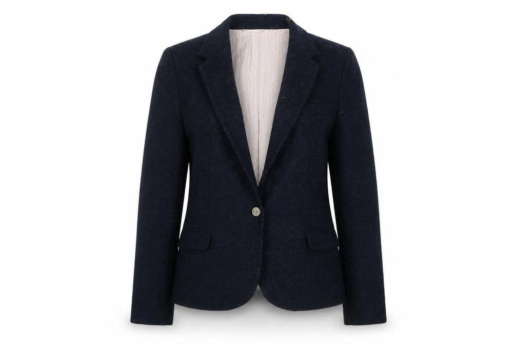 Zara Womens Blue Jacket Blazer Size S Button
