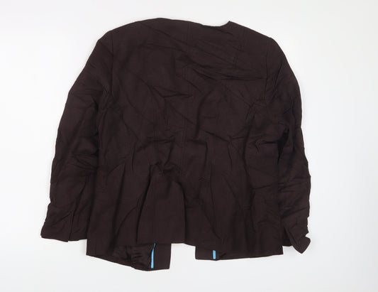 Planet Womens Brown Jacket Size 16
