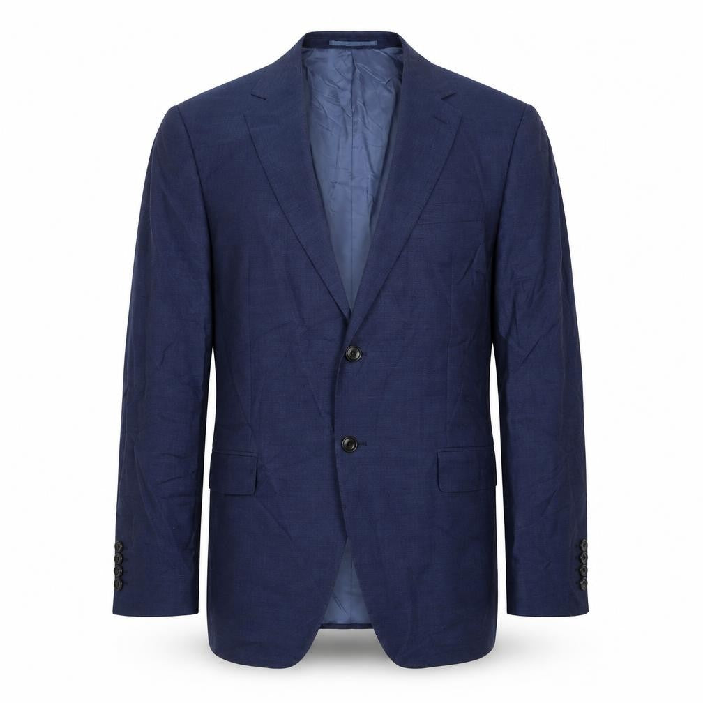Marks and Spencer Mens Blue Wool Jacket Suit Jacket Size 42 Regular