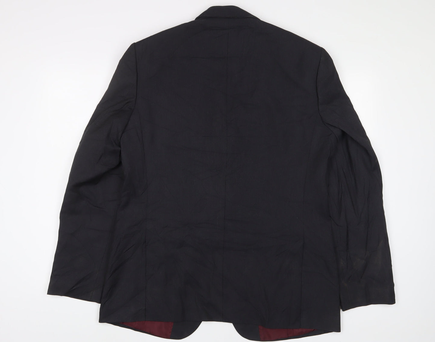 Marks and Spencer Mens Grey Polyester Jacket Suit Jacket Size 42 Regular