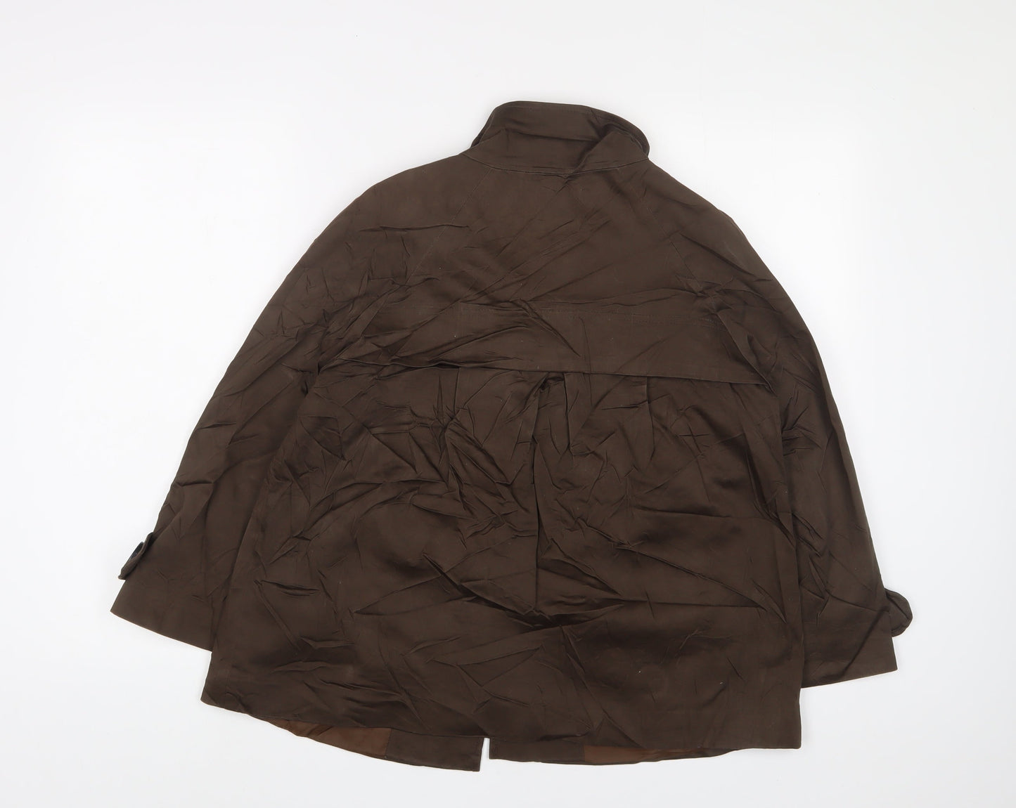 Dorothy Perkins Womens Brown Jacket Size 14 Button