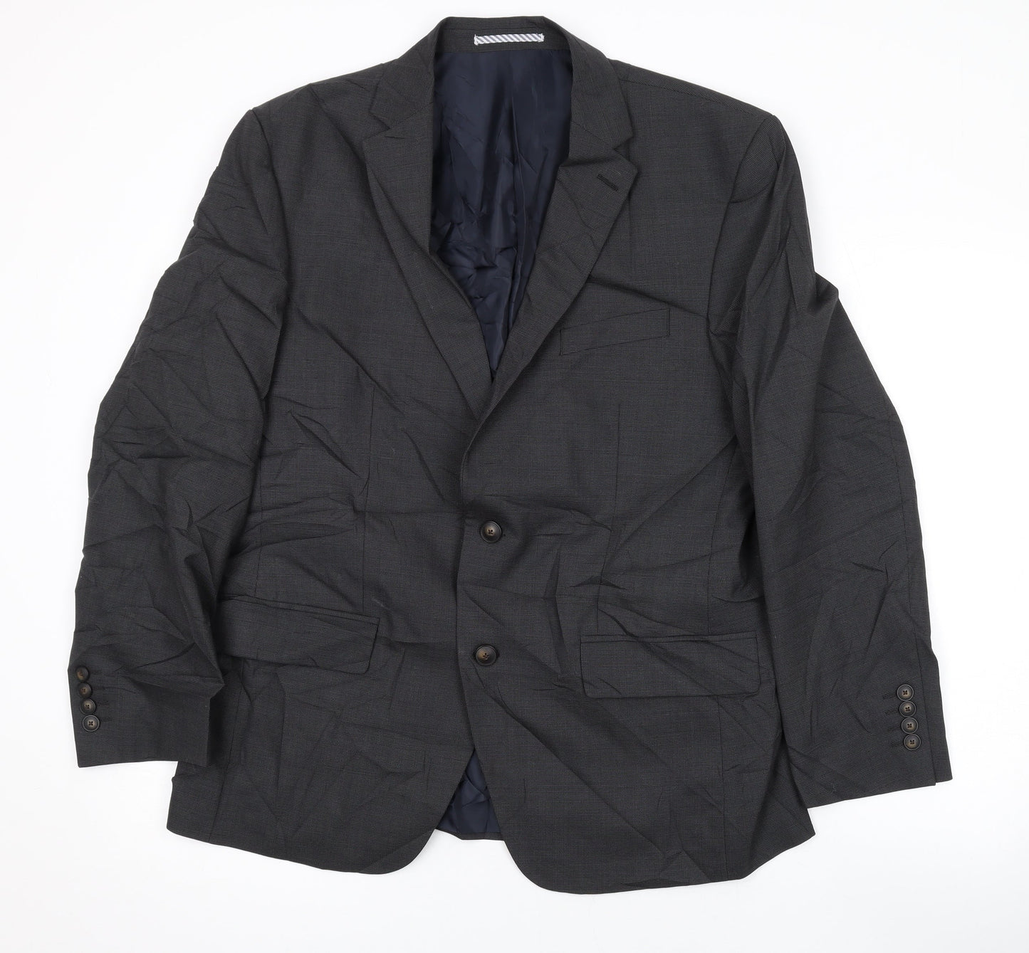 Marks and Spencer Mens Grey Wool Jacket Suit Jacket Size 40 Regular