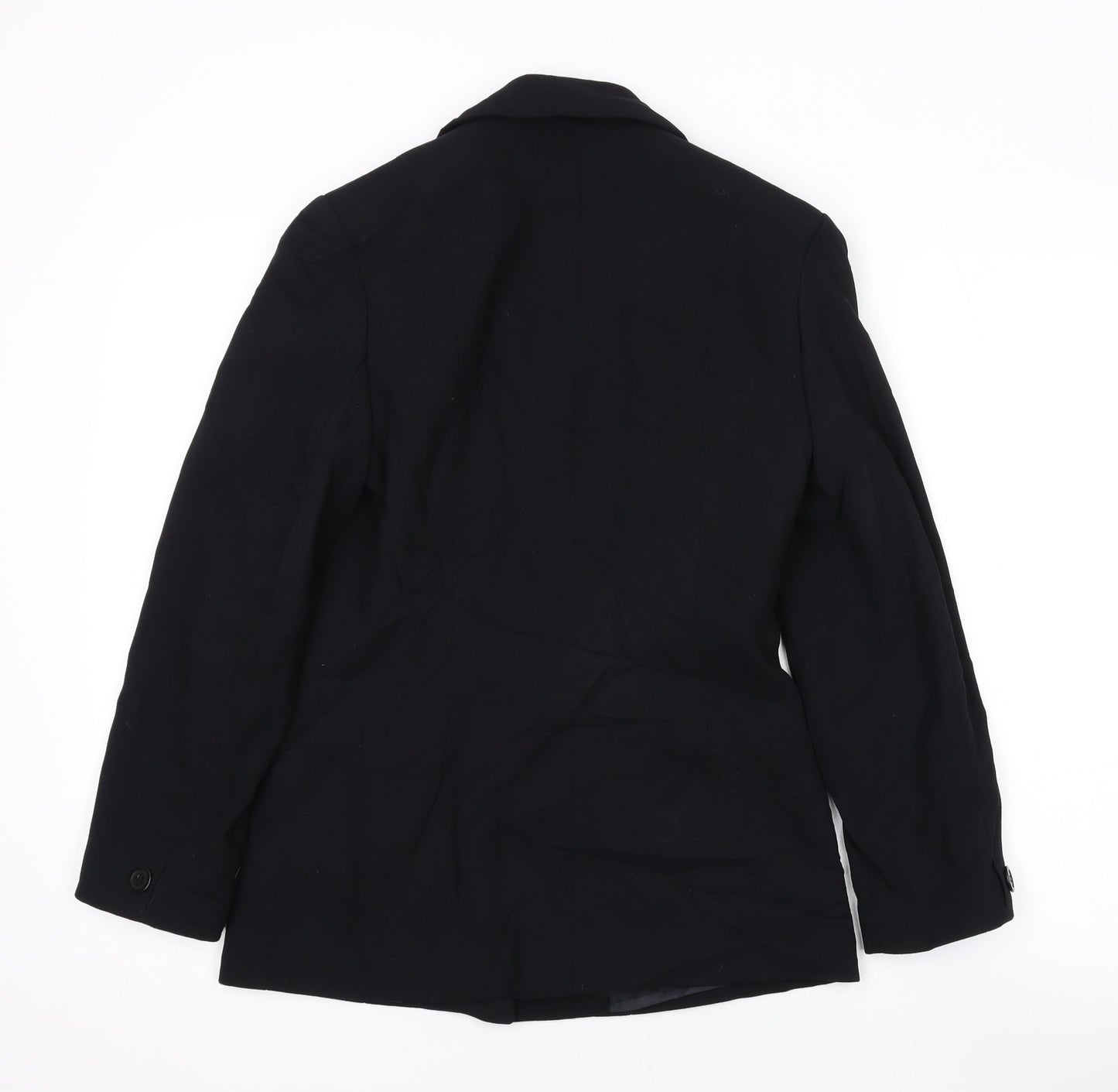 Anne Brooks Womens Black Jacket Blazer Size 6 Button