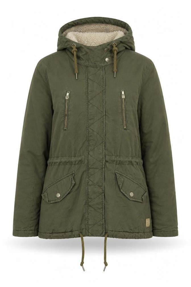 Clockhouse Womens Green Jacket Size 10 Zip