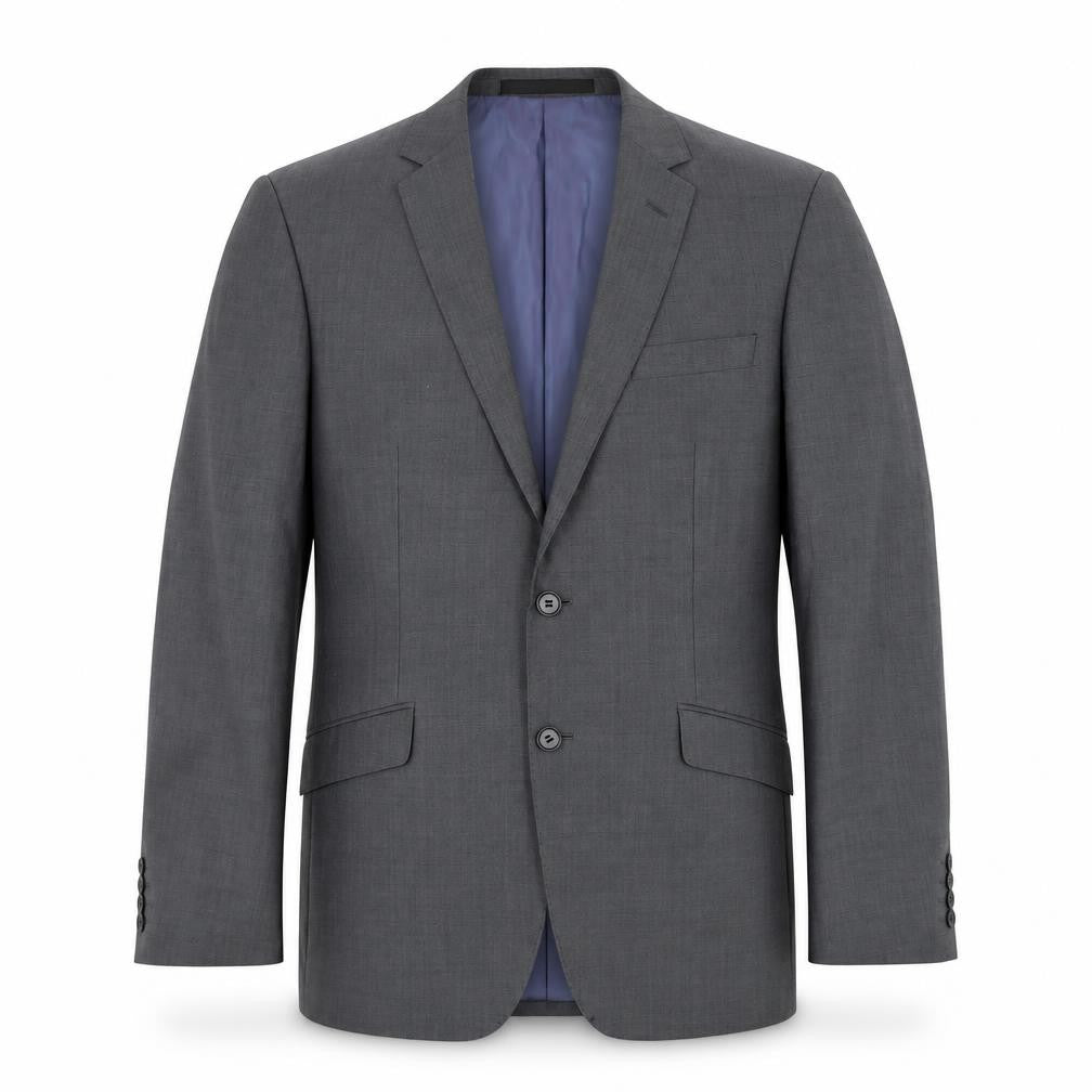 Marks and Spencer Mens Grey Wool Jacket Blazer Size 40 Regular