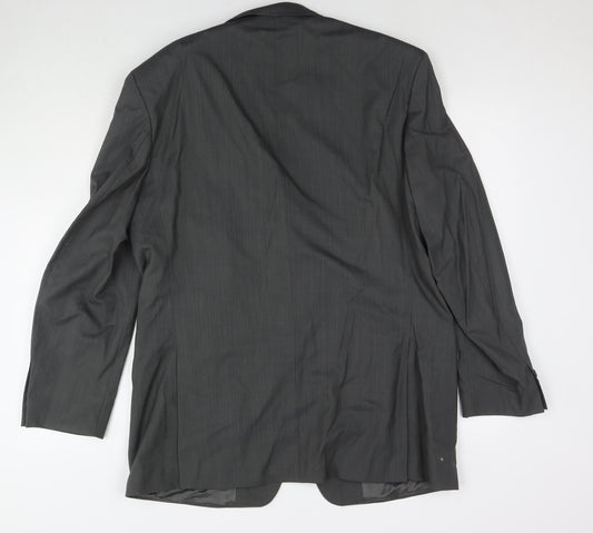 Empire Mills Mens Grey Wool Jacket Suit Jacket Size 42 Regular