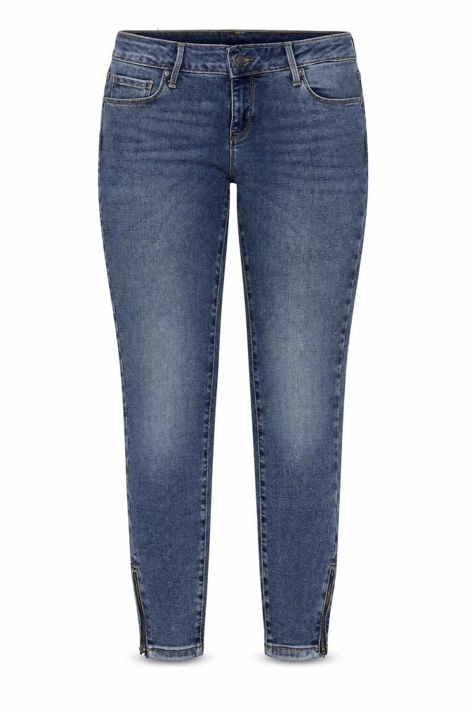 VERO MODA Womens Blue Cotton Skinny Jeans Size 30 in L30 in Regular Zip