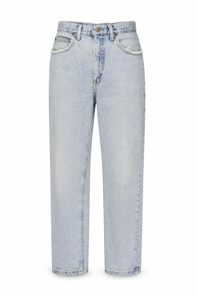 Lee Womens Blue Cotton Straight Jeans Size 26 in L29 in Regular Zip - Vintage
