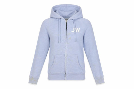 Womens UK 6 Regular Jack Wills Blue Full Zip Hoodie