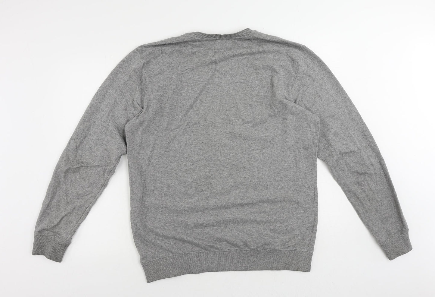 VANS Mens Grey Cotton Pullover Sweatshirt Size M - Vintage Logo
