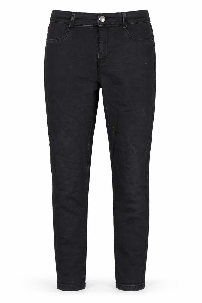 Dorothy Perkins Womens Black Cotton Skinny Jeans Size 12 L28 in Regular Zip