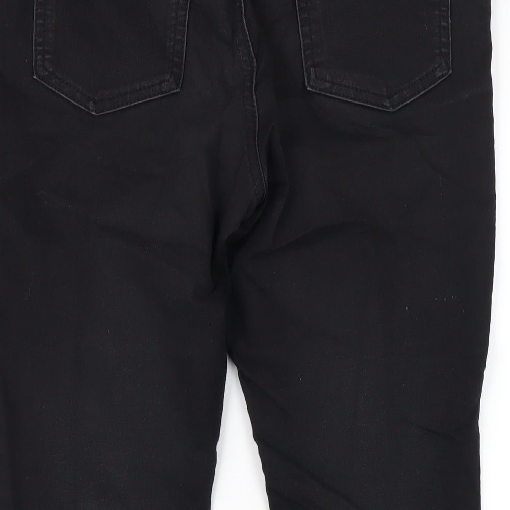 Marks and Spencer Womens Black Cotton Jegging Jeans Size 10 L26 in Regular