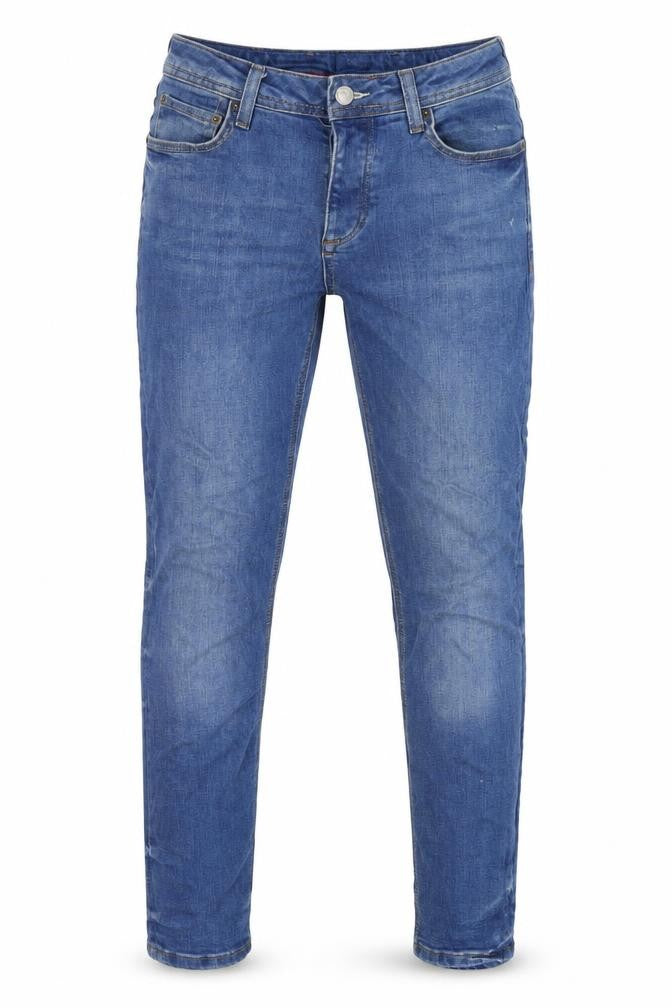 River Island Mens Blue Cotton Skinny Jeans Size 28 in L30 in Regular Zip