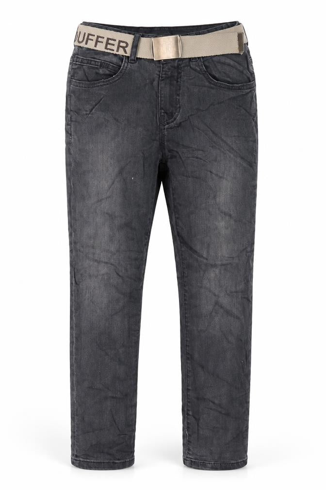 Zara Boys Black Cotton Skinny Jeans Size 9 Months L24 in Regular Zip