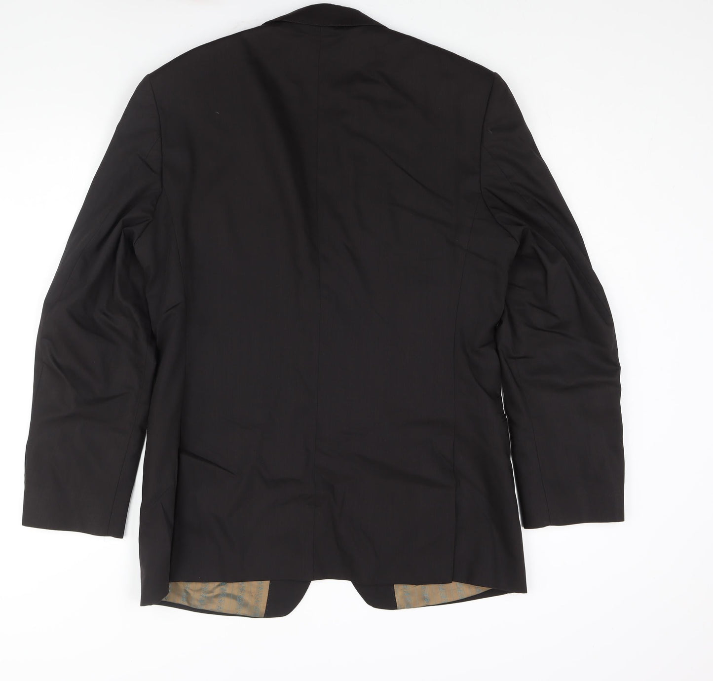 A39 Saville Row Mens Brown Wool Jacket Suit Jacket Size 38 Regular