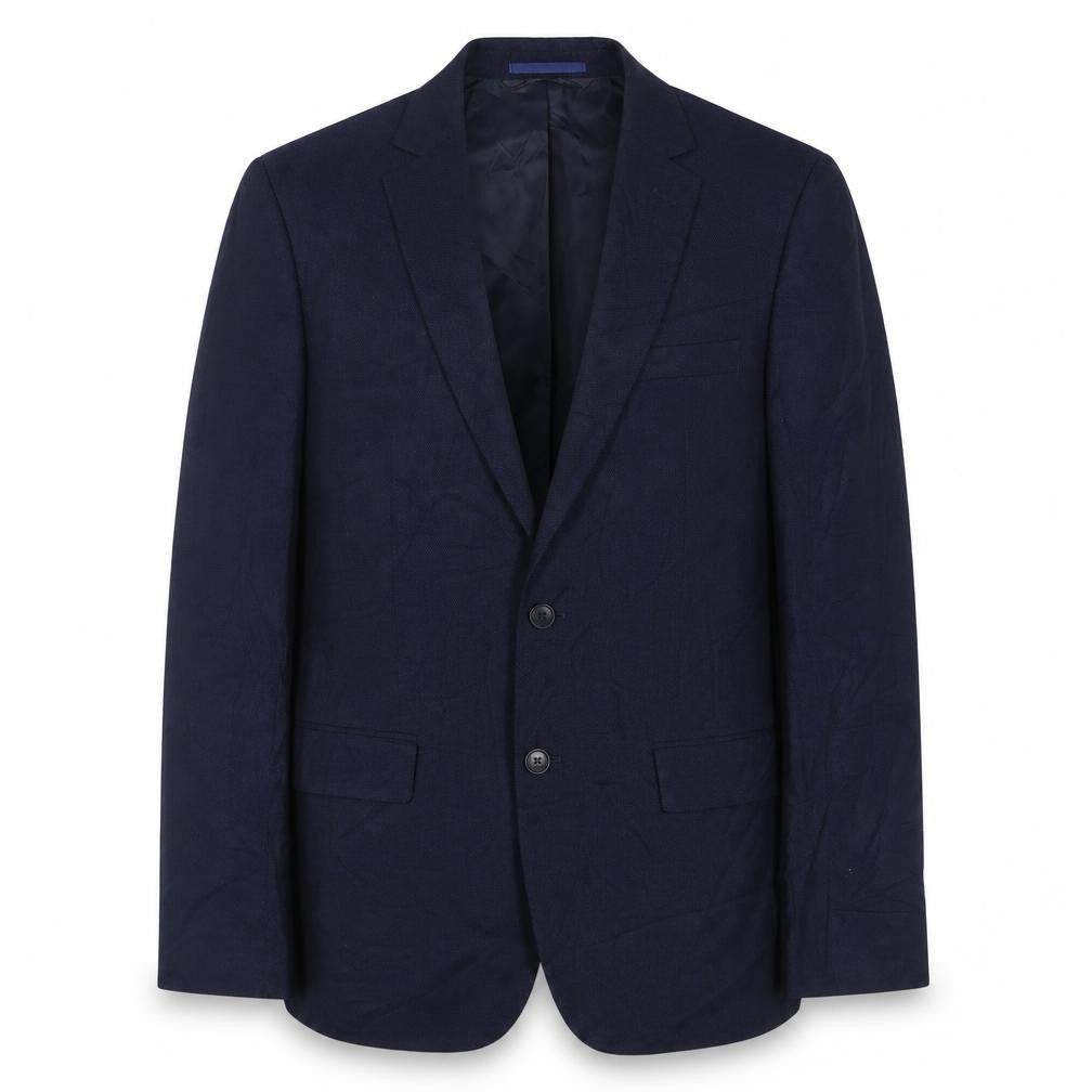 Marks and Spencer Mens Blue Polyester Jacket Suit Jacket Size 40 Regular