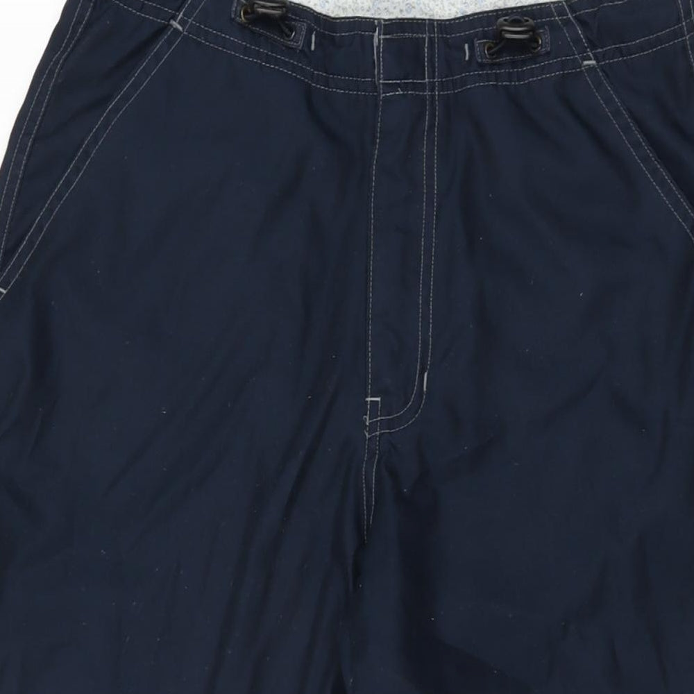 Gap Womens Blue Polyester Cropped Trousers Size S L22.5 in Regular Zip