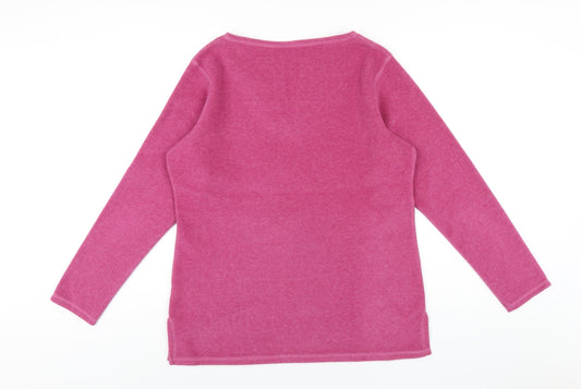 NEXT Womens Pink Polyester Pullover Sweatshirt Size M Pullover